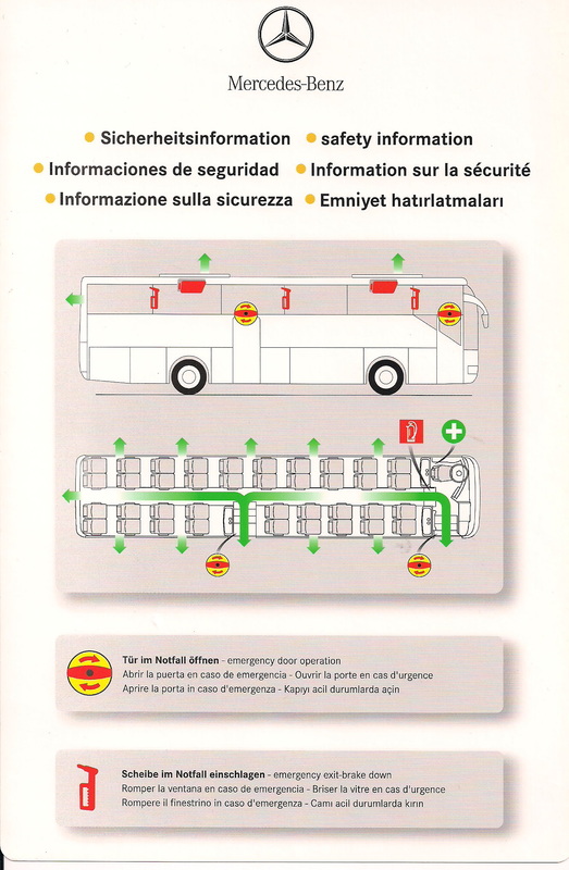 Safety Card Bla Bla Bus 